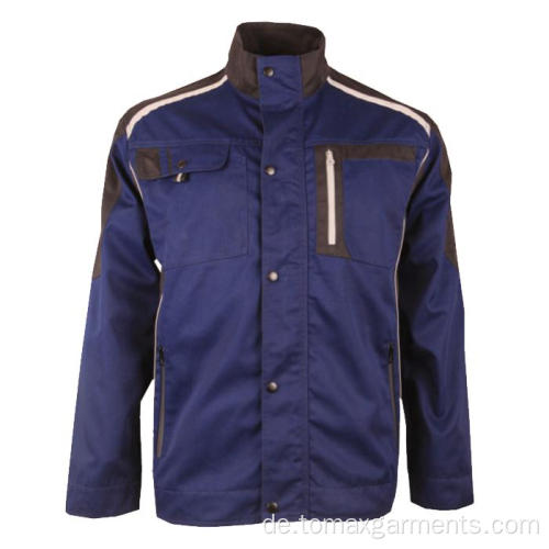 Teflon 65% Polyester 35% Baumwolle blaue Jacke